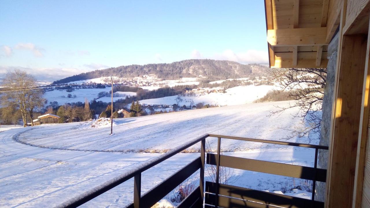 Le Chalet Des Pierres Viuz-en-Sallaz Buitenkant foto